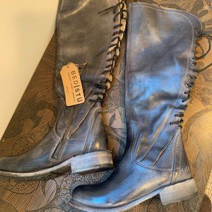 Bed Stu Surrey Boots Black Size 6